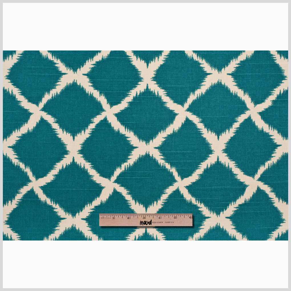 Peacock Geometric Canvas