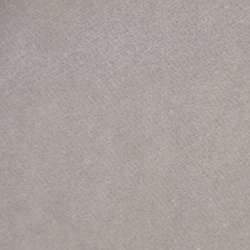 Beige Solid Velvet