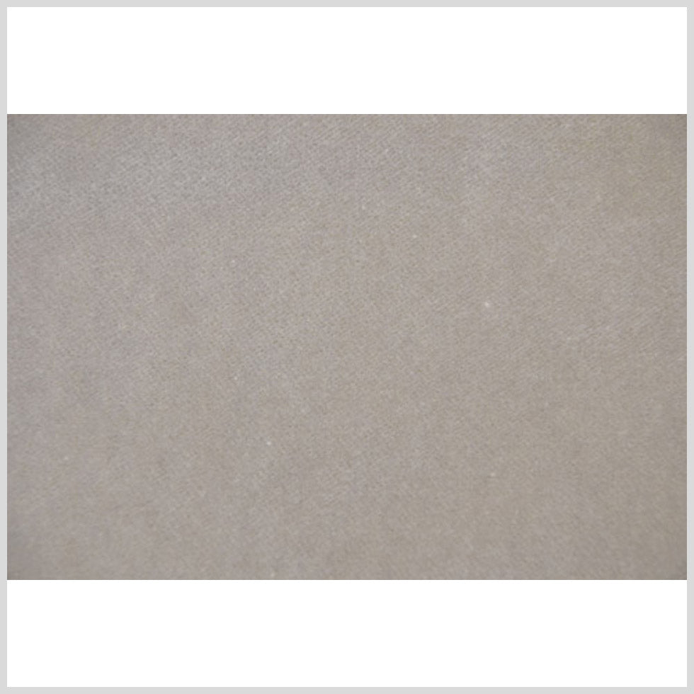 Beige Solid Velvet