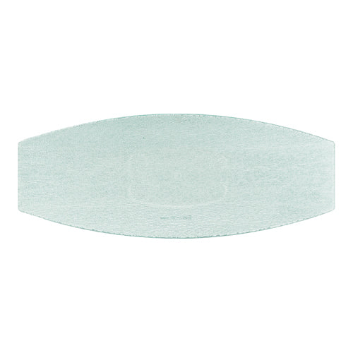 GET Jade Oval Polycarbonate Platter, 22.5" x 9" - Case of 3