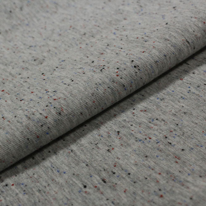 Speckle Cotton Polyester Modal Terry Spandex Fabric - Speckled Solid, 56" Width, 240 GSM (1 Yard)