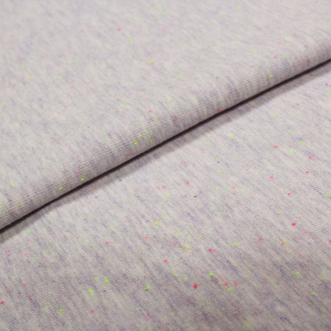 Speckle Cotton Polyester Modal Terry Spandex Fabric - Speckled Solid, 56" Width, 240 GSM (1 Yard)