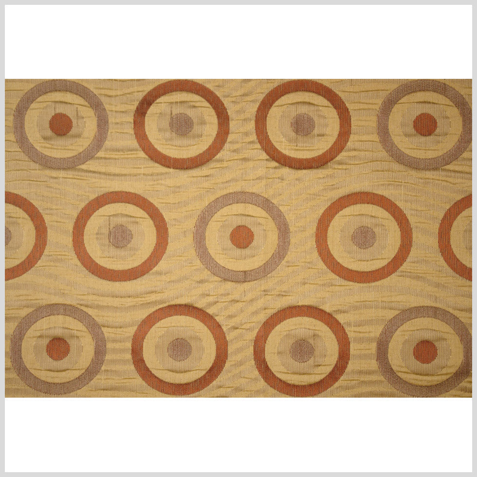 Antique Gold/Spice/Bronze Geometric Woven