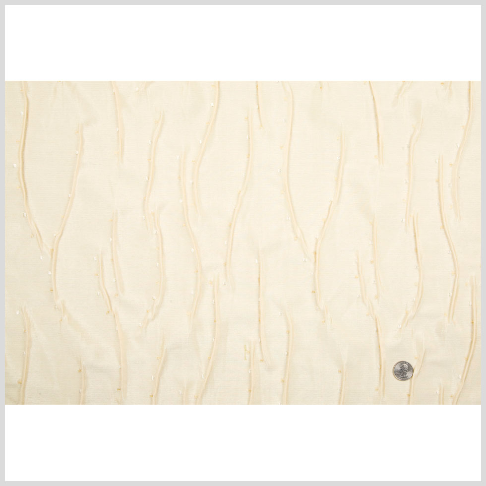 Cream Geometric Woven