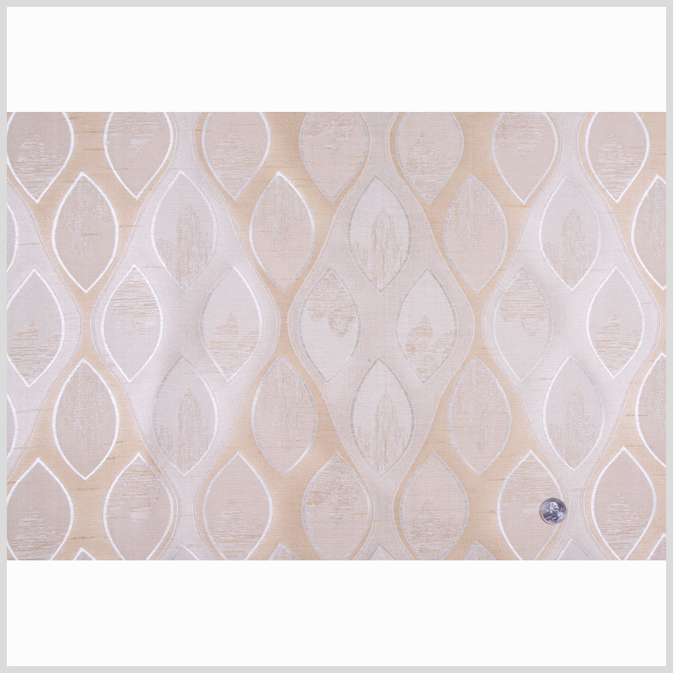 Soft Gold Geometric Woven