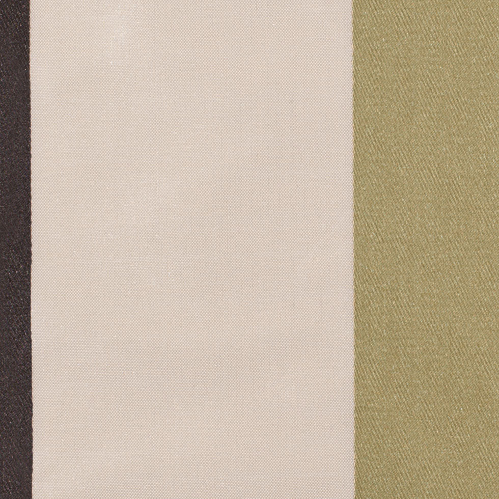 Cream/Chocolate/Kiwi Stripes Woven