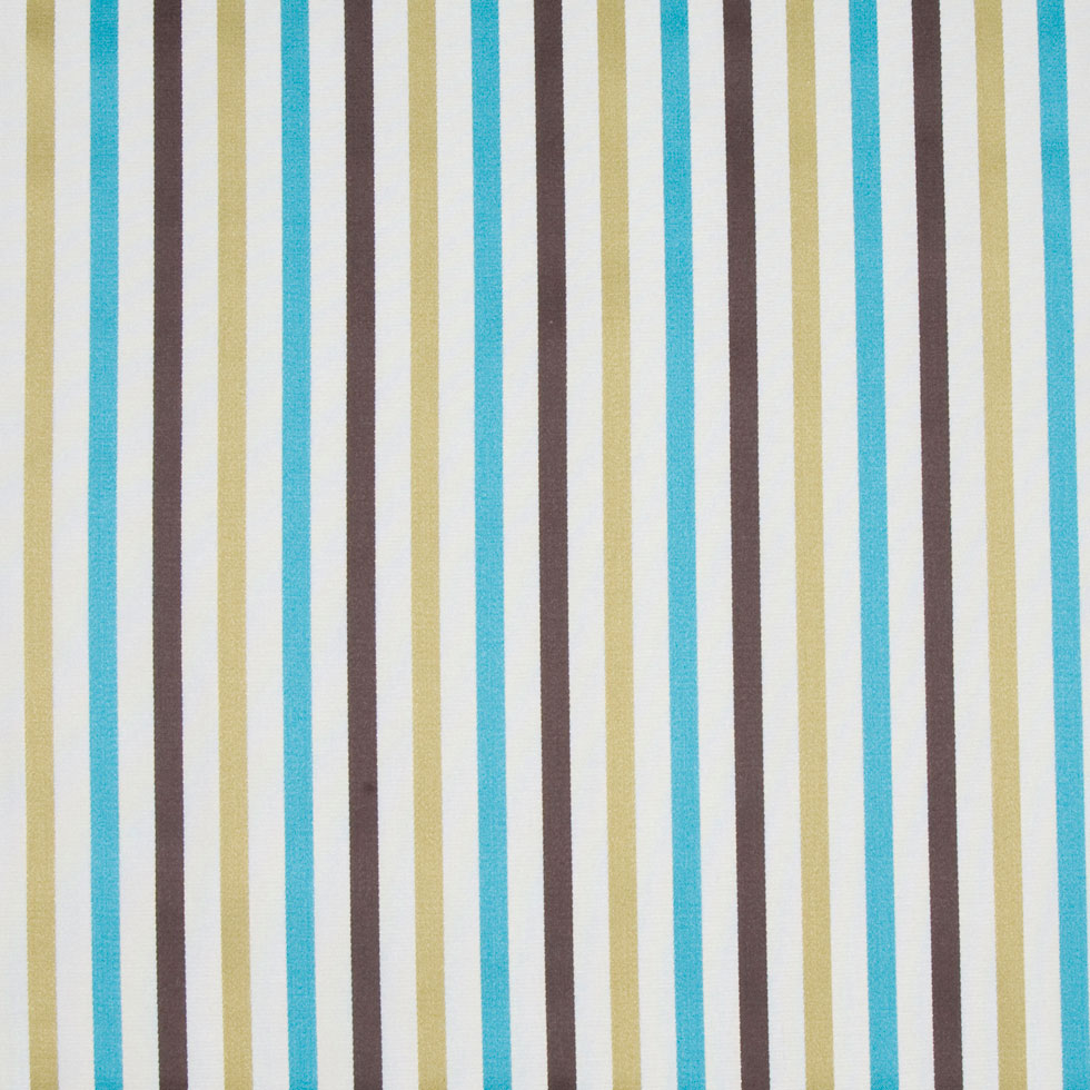 Cream/Chocolate/Kiwi Stripes Woven