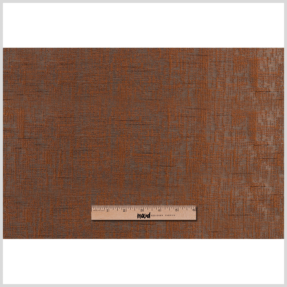 Cashmere/Terracotta Polyester Brocade