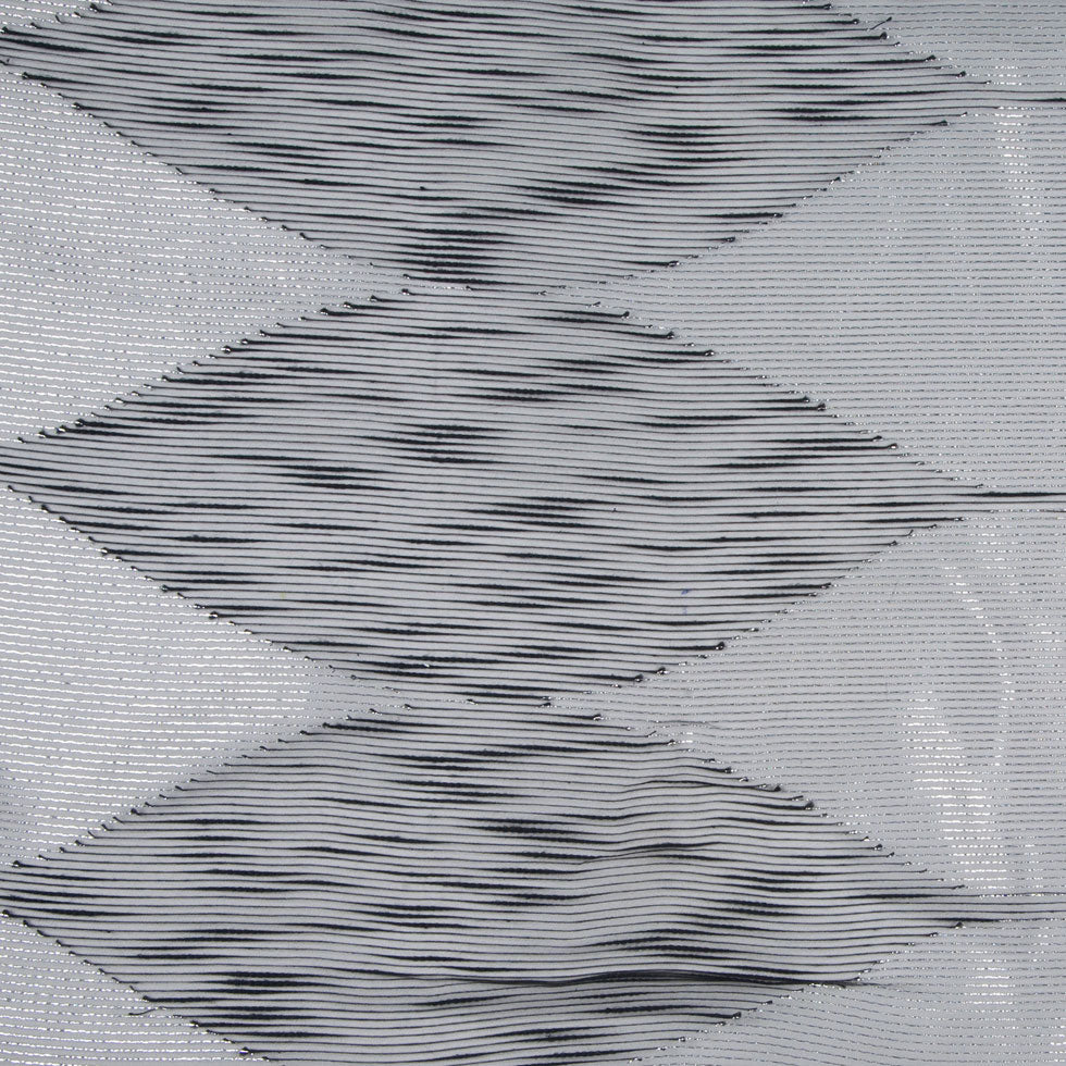 Black/Silver Diamonds Sheer