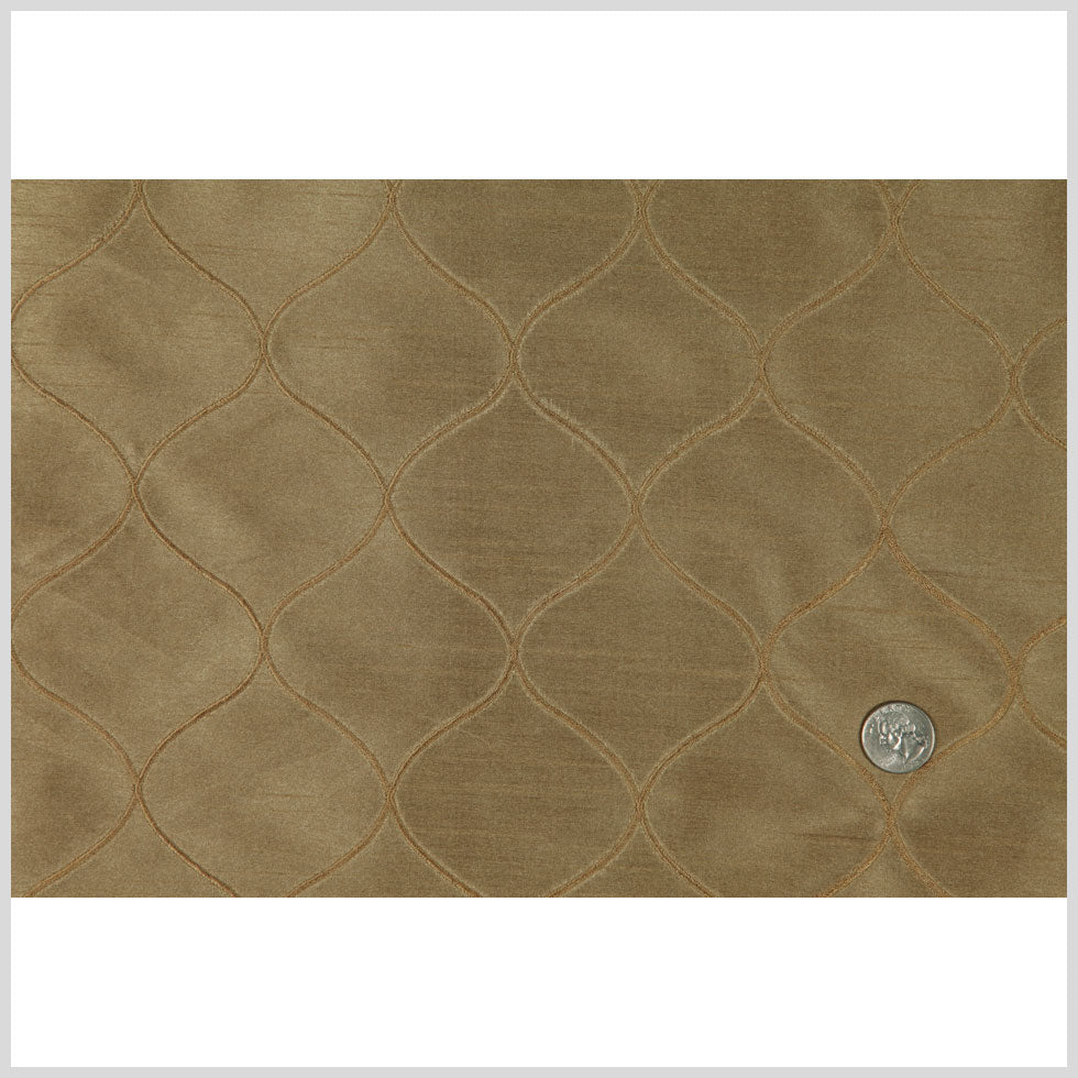 Taupe Diamonds Embr & Eyelet