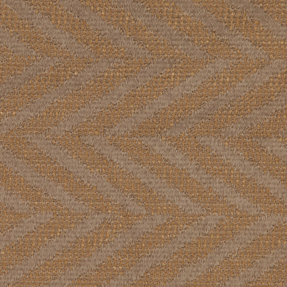 Beige/Sienna Zig Zag Woven