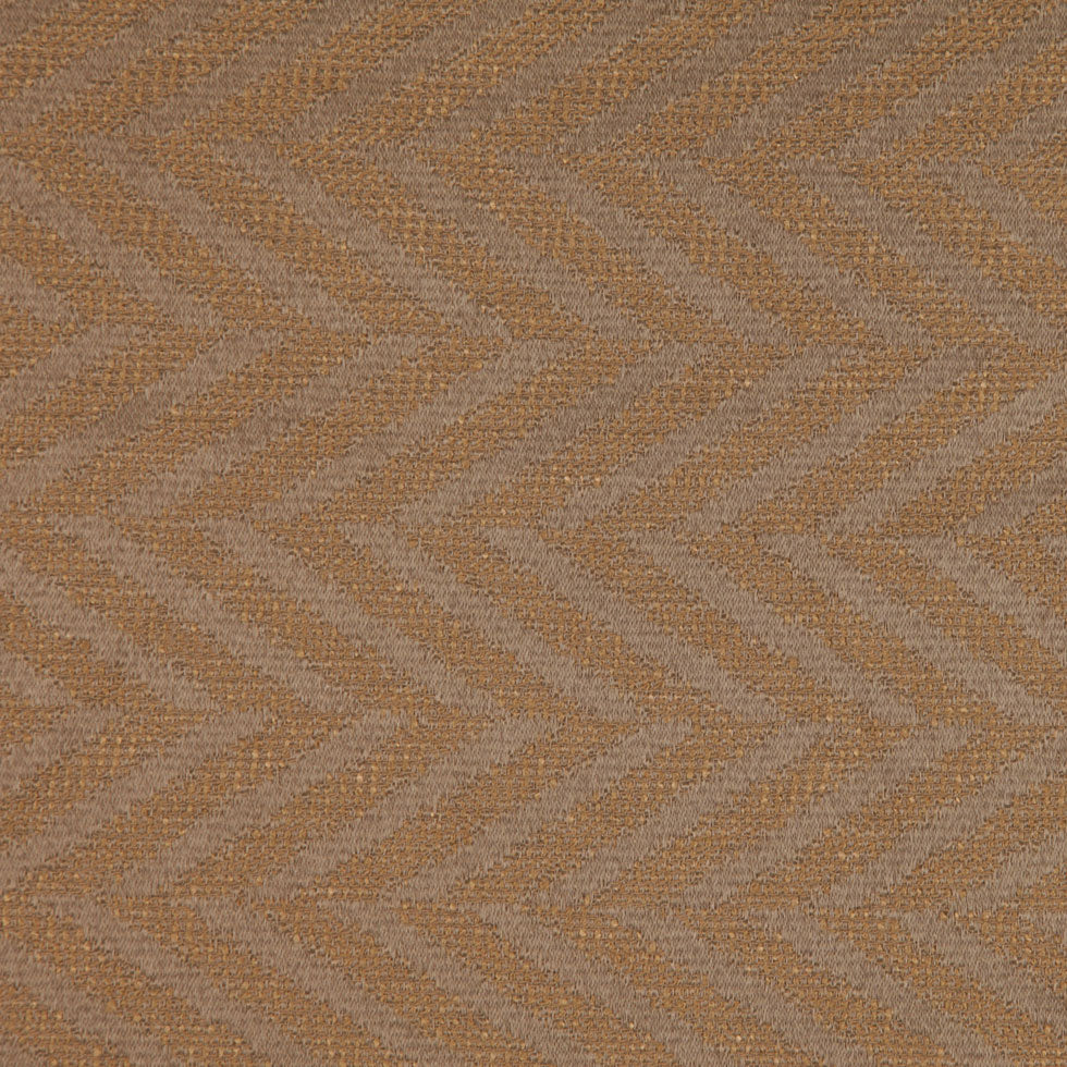 Beige/Sienna Zig Zag Woven