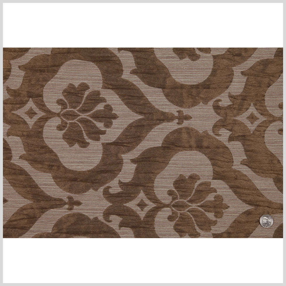 Brown Damask Woven