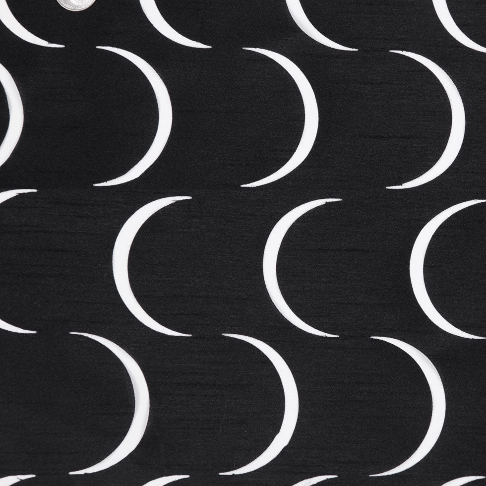 Black Lazer Cut Polyester