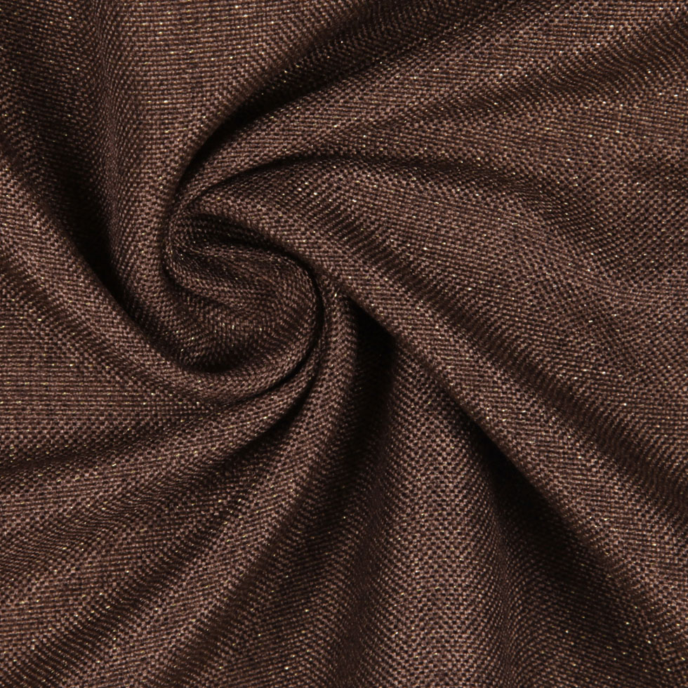 Espresso/Metallic Gold Solid Linen Lame