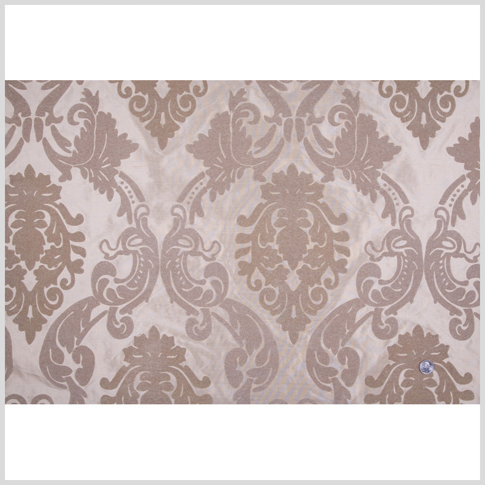 Victorian Gold Damask Shantung /Dupioni