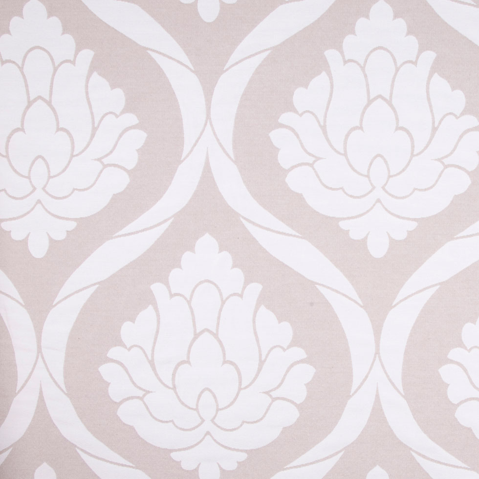 Beige/Natural Damask Woven