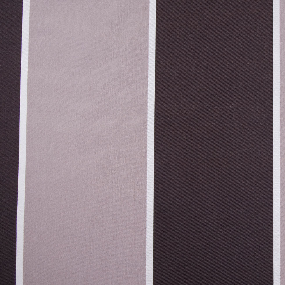 Chocolate/Natural/Black Stripes Woven
