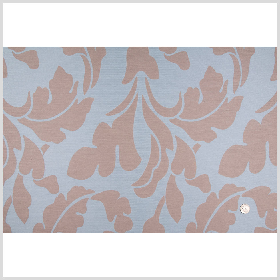Duck Egg/Stone Floral Woven