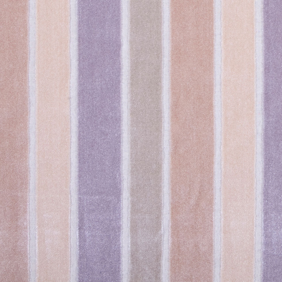 Beige/Blue Gray/Green Gray Stripes Velvet