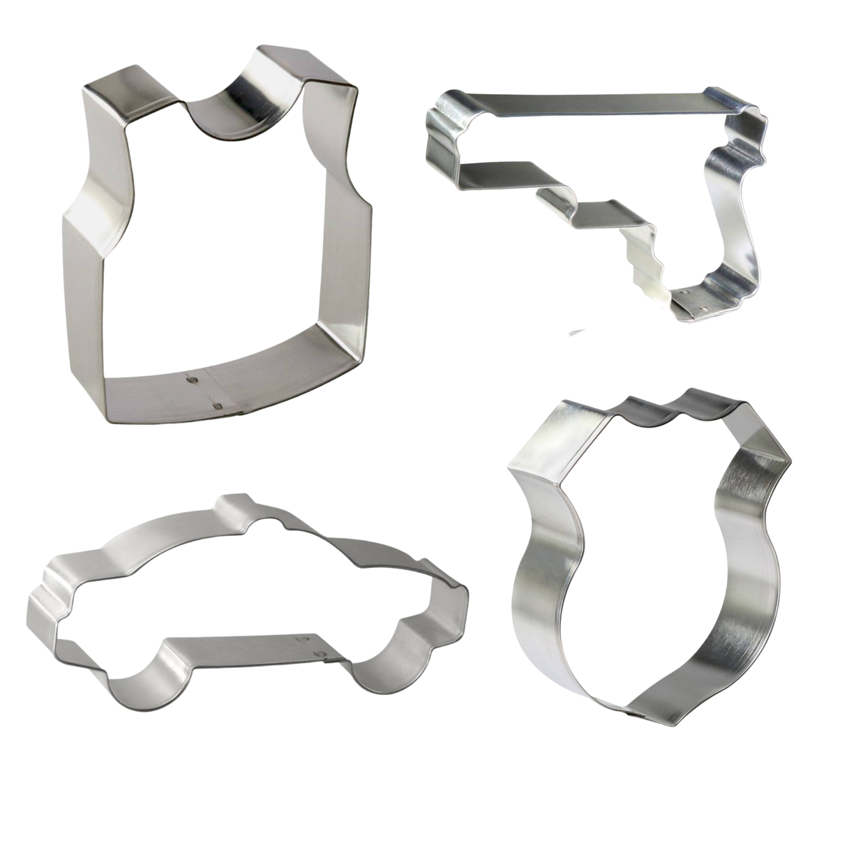 Police Cookie Cutter 4 Pc Set HS0441