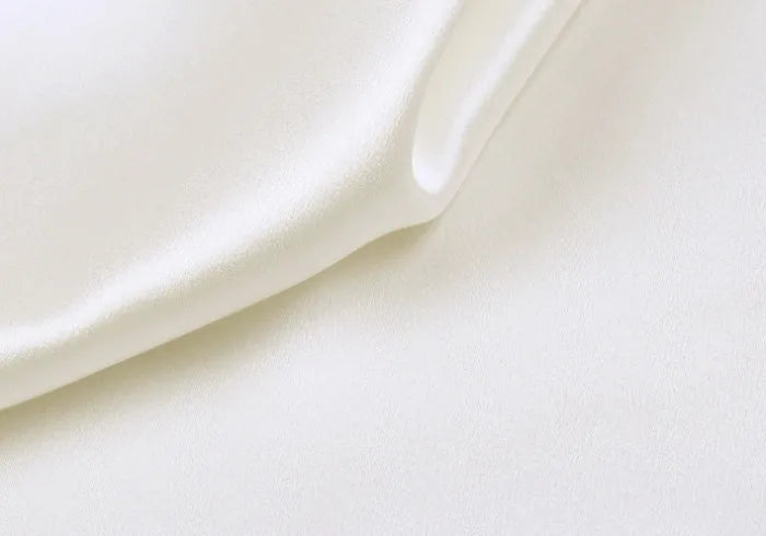 100% Mulberry Stain Silk Fabric 22 Momme Width 114cm Plain Dyed Silk Super Smooth For Wedding DIY Dress Clothing Bedding