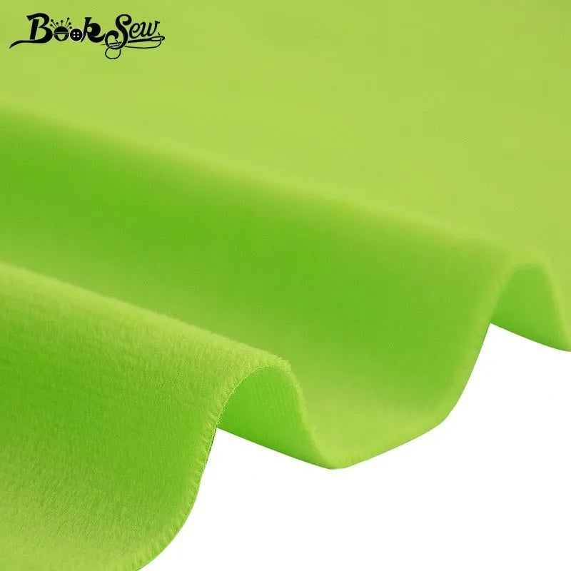 Solid Color Short Plush Velvet Fabric Super Soft Cloth Diy Handmade Home Textile Toy Apparel Cushion Pillow Blanket Material