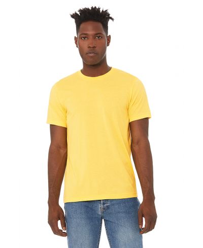 Bella Canvas 3001CVC CVC Fabric - HTR Yellow Heather, Short Sleeve, Crewneck, Unisex (1 Piece)