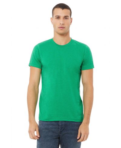 Bella Canvas 3001CVC CVC Cotton Poly T-Shirt - Heather Kelly, Short Sleeve, Crew Neck (1 Piece)
