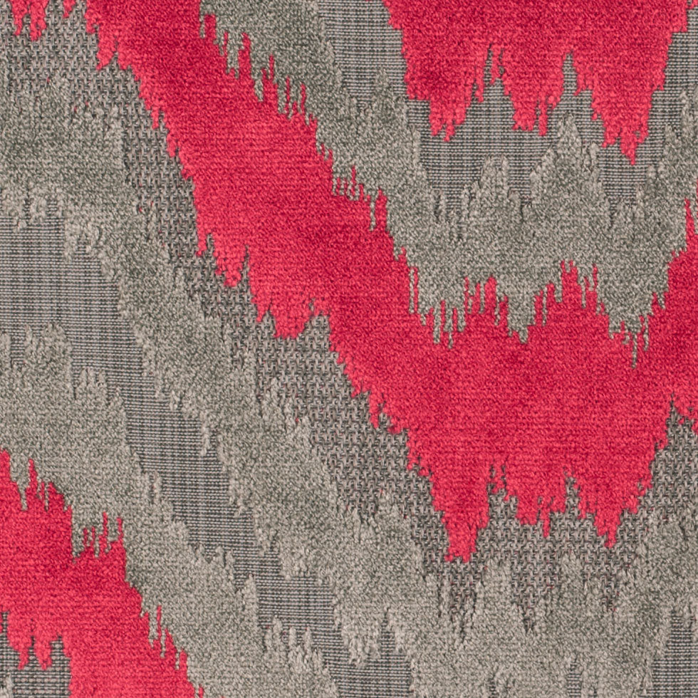 Black Ikat Chenille