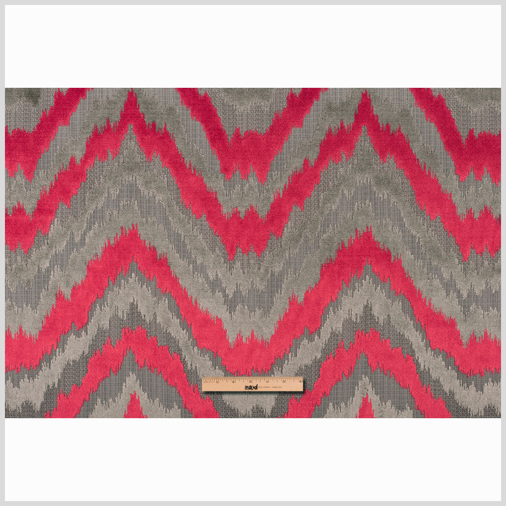 Black Ikat Chenille