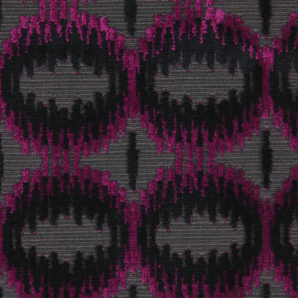 Zwart Cardinal Round Geometric Velvet