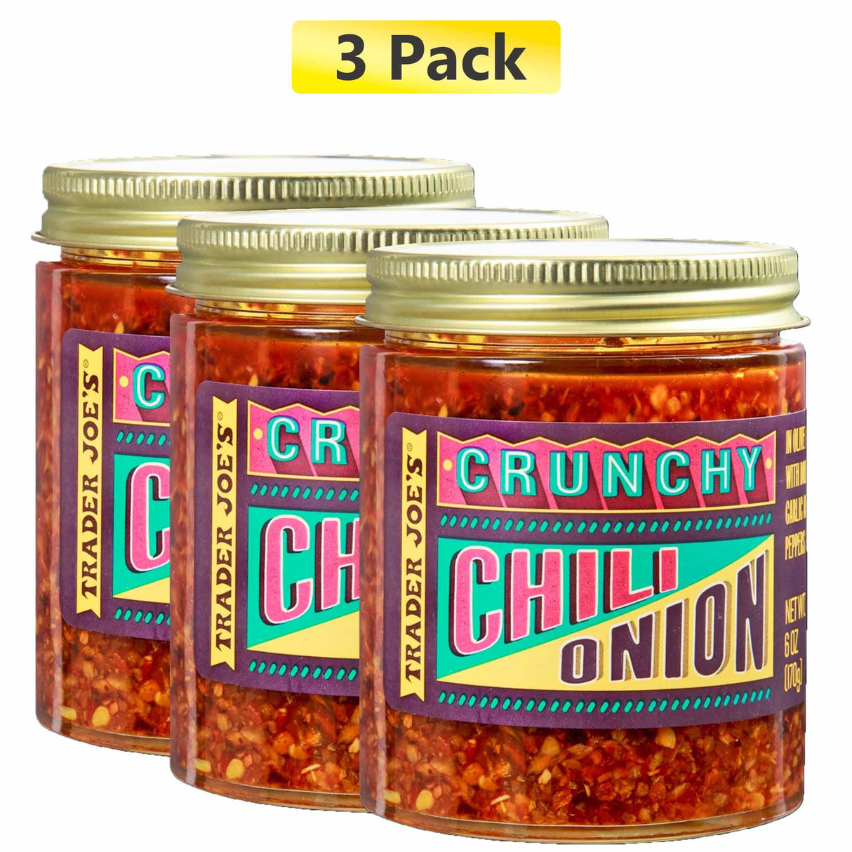 Trader Joe's Crunchy Chili Onion | 6 oz