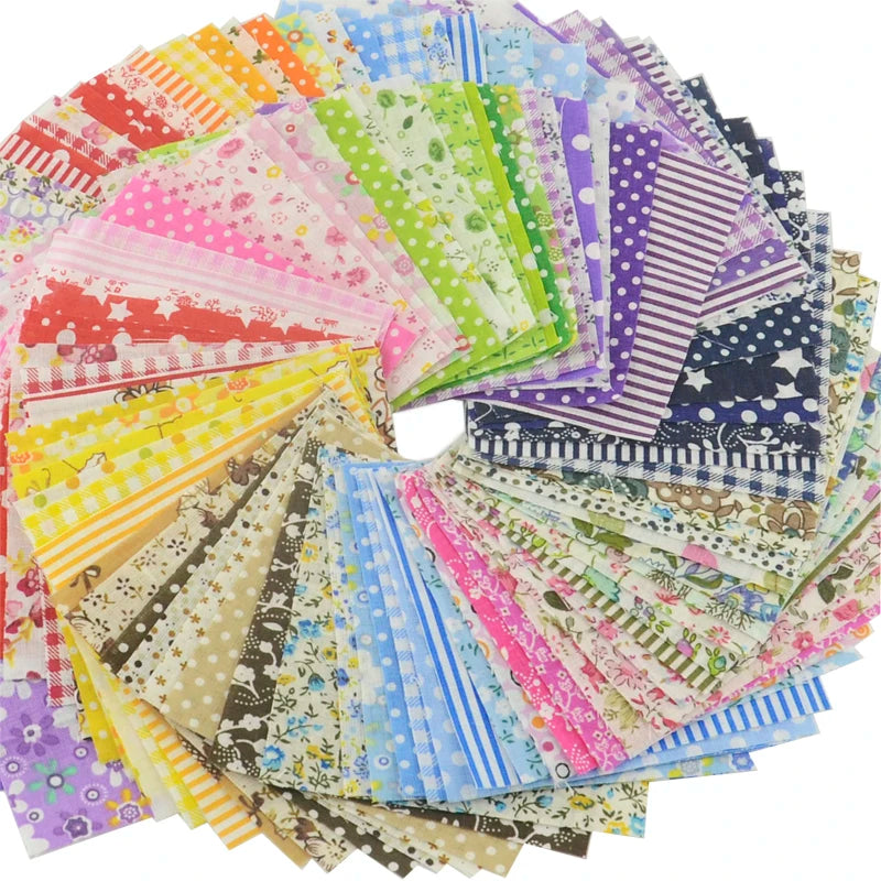 Plain Print Cotton Fabric Stash Charm Packs No Repeat Design Tissu Cloth 30pcs/lot 10cmx10cm for Patchwork DIY Quilting Tilda