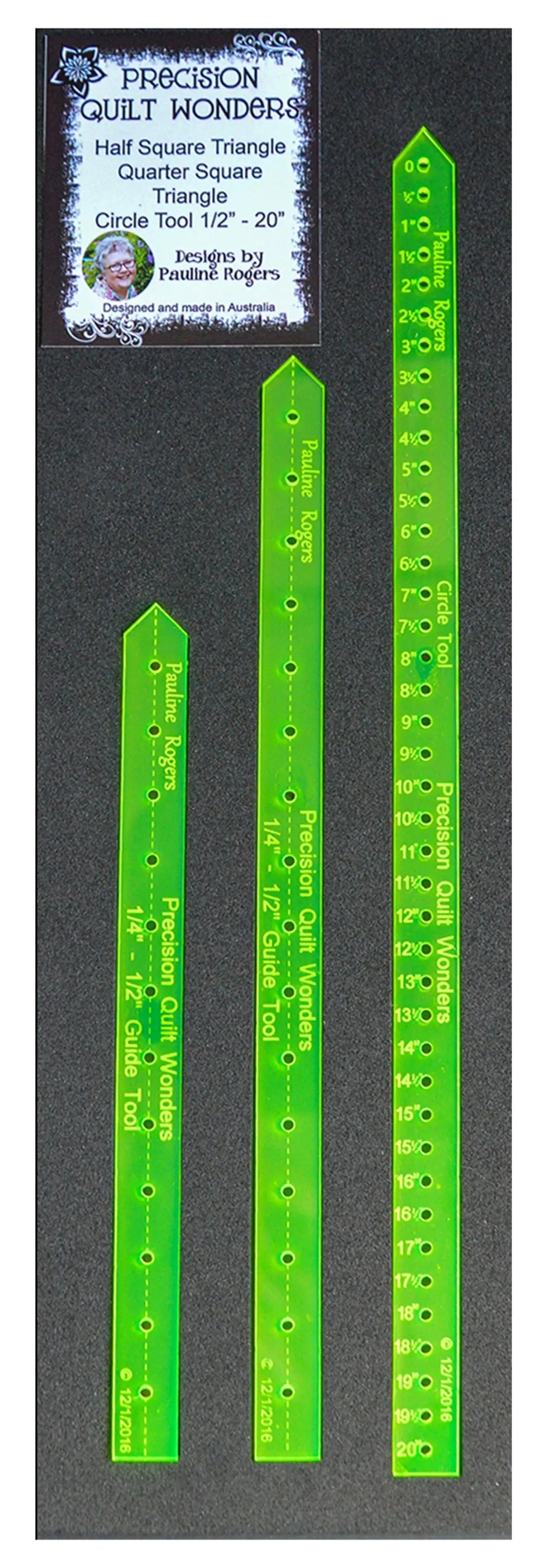 Quilting Ruler Circle Tool Set