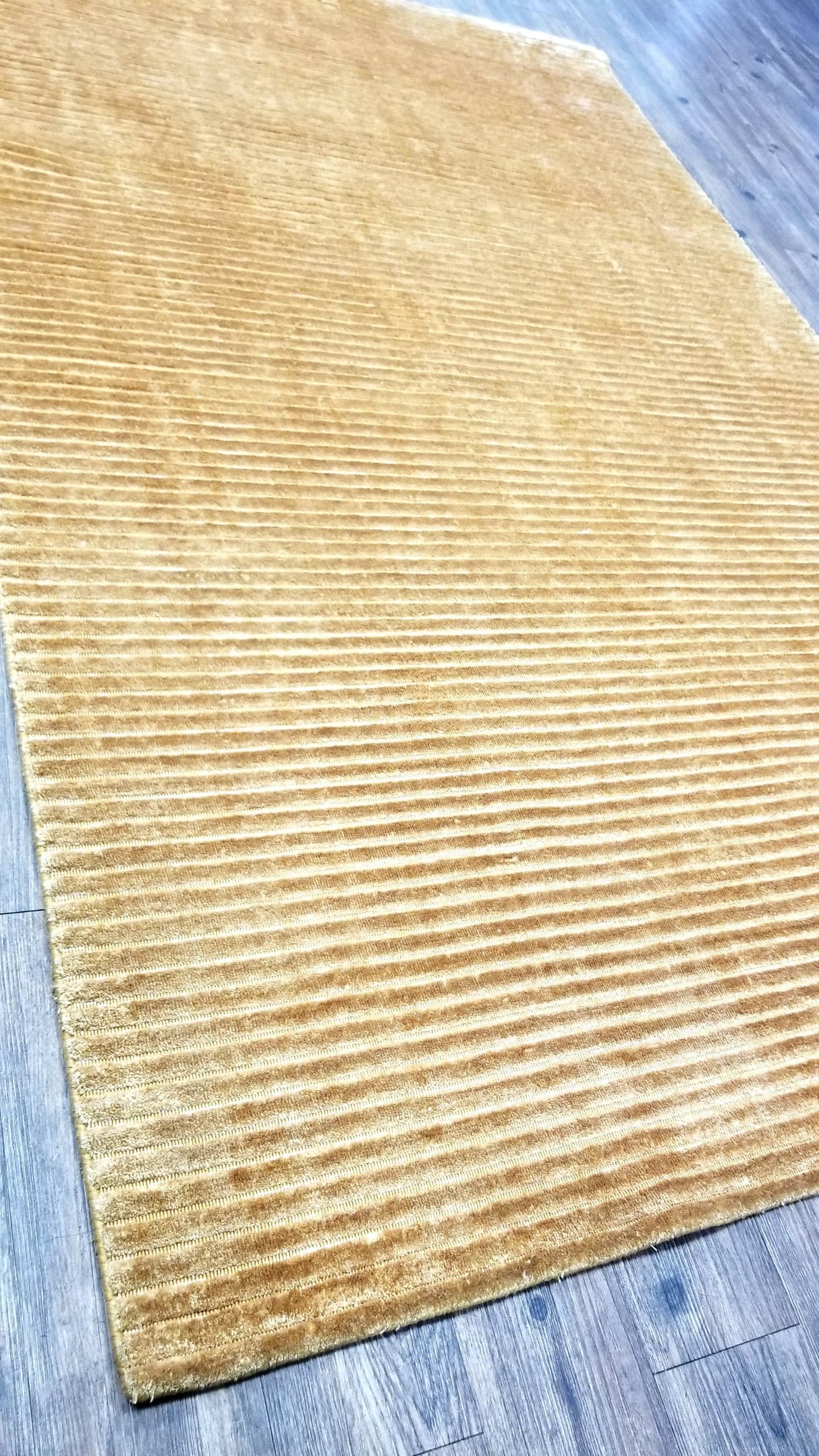 Handloom Viscose Yarn Area Rug - Hand-Made Hand Knotted, Brown, 8' X 10' And 8' 9" X 12' (1 Piece)