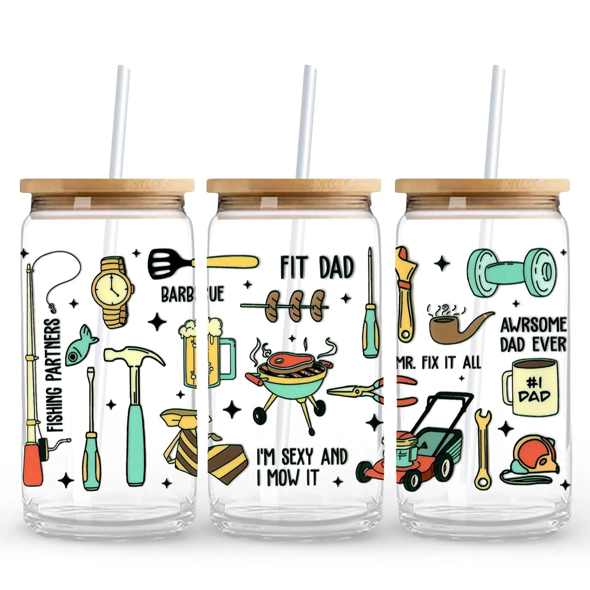 UV DTF Wrap - Handy Man (9.7" x4.3")