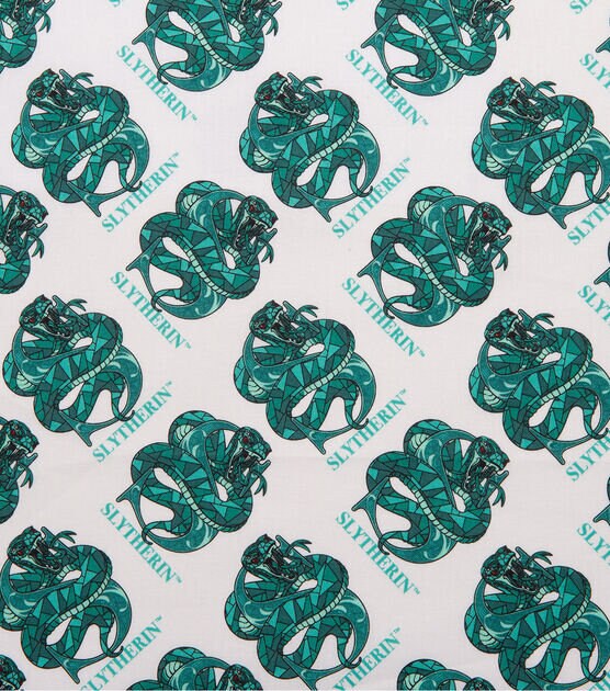 Quilting Cotton Harry Potter Art Deco Ravenclaw Slytherin Hufflepuff Gryffindor