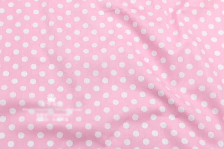 Dots Printed 100% Cotton Fabric by Meter, DIY Patchwork, Quilt Cloth, Bedding Blanket, Sheet, Pillow Decor, Fat Quilt, Tilda