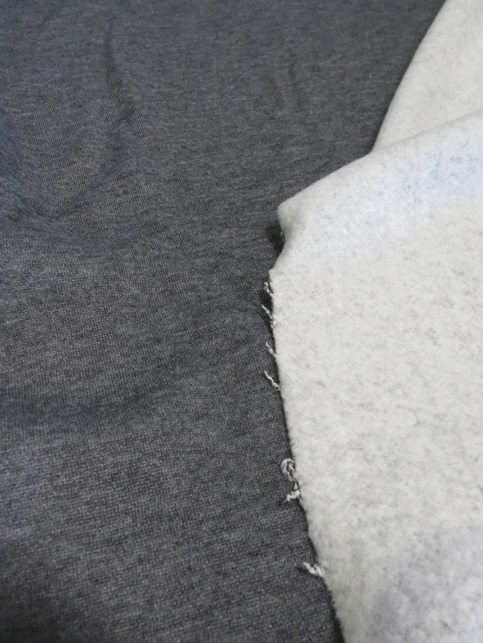 Polar Fleece Fabric Charcoal Sold By The Yard