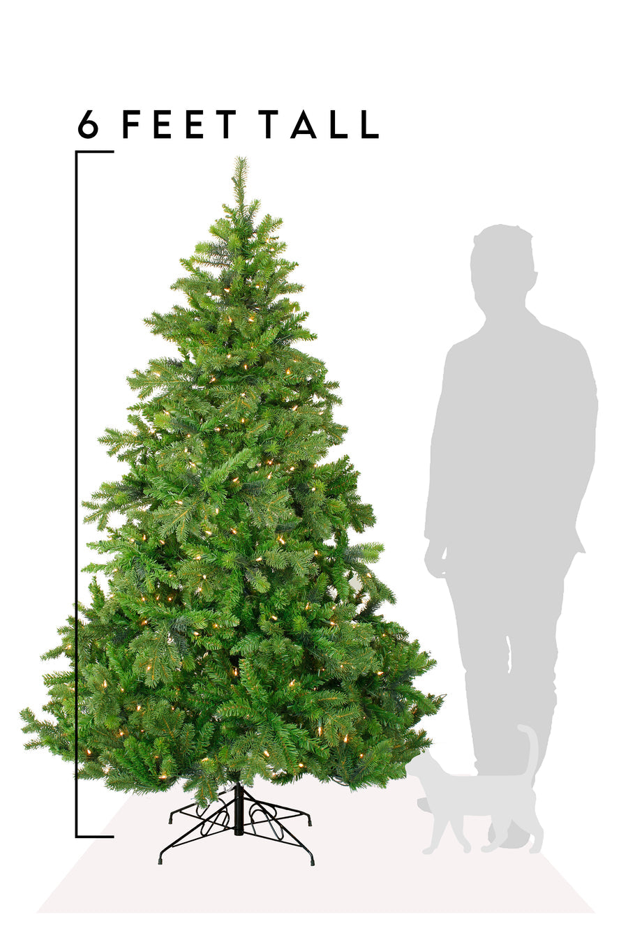 Prelit Tapered Salem Pine