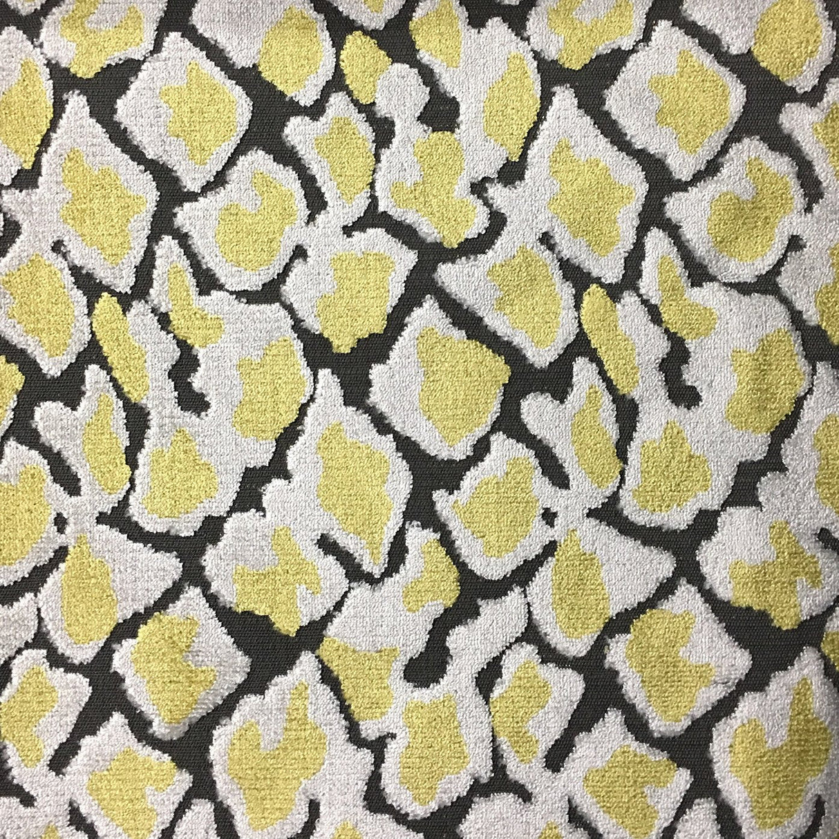 Leopard Cut Velvet Upholstery Fabric by the Yard