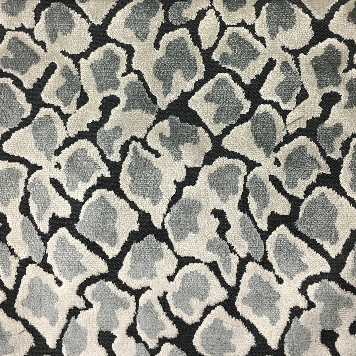 Leopard Cut Velvet Upholstery Fabric by the Yard