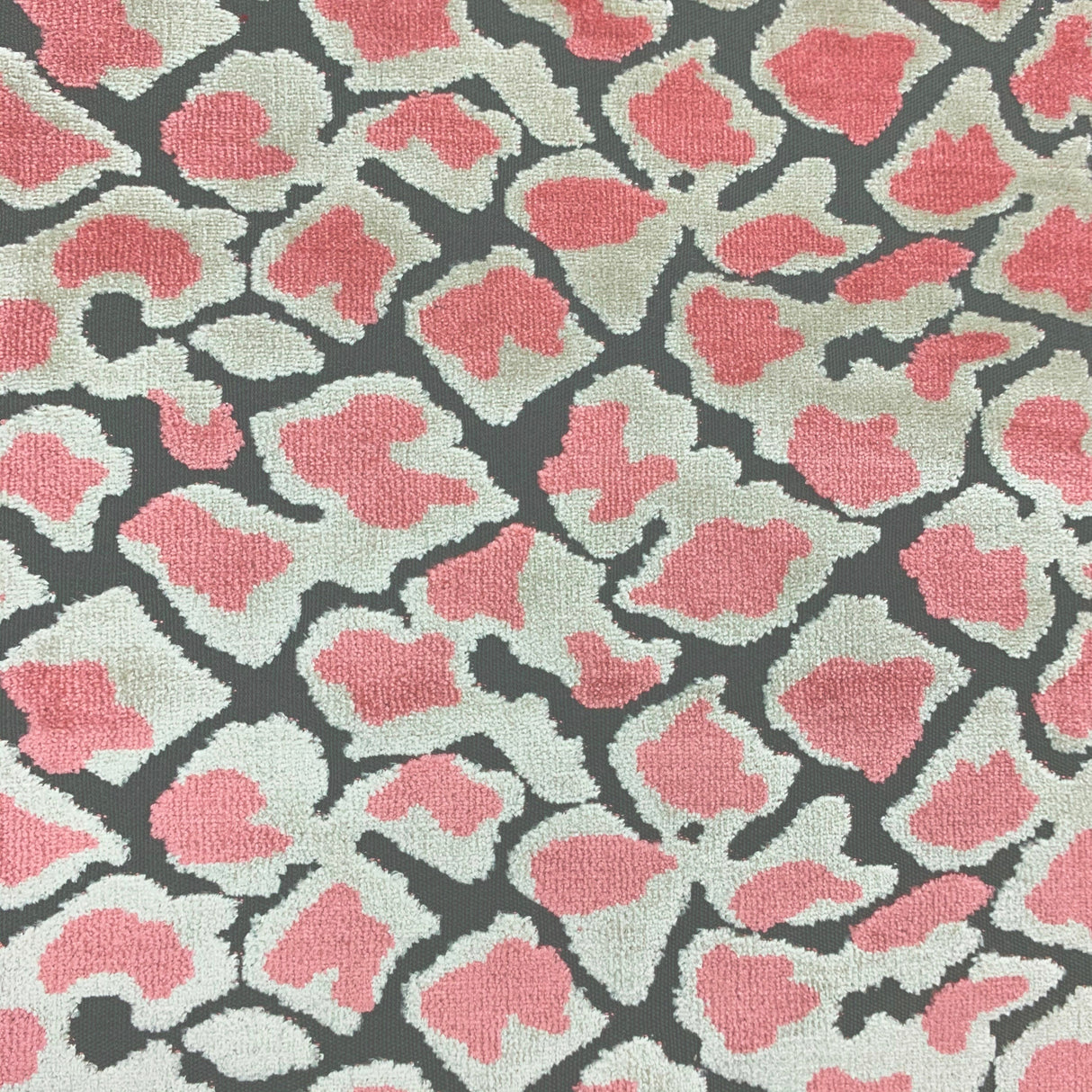 Leopard Cut Velvet Upholstery Fabric by the Yard