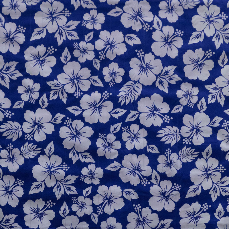 Polyester Hibiscus Flower Fabric