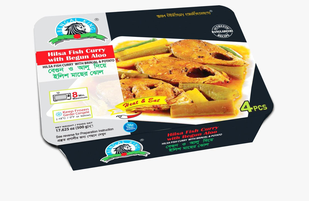 BK Hilsa Fish Curry with Begum Aloo