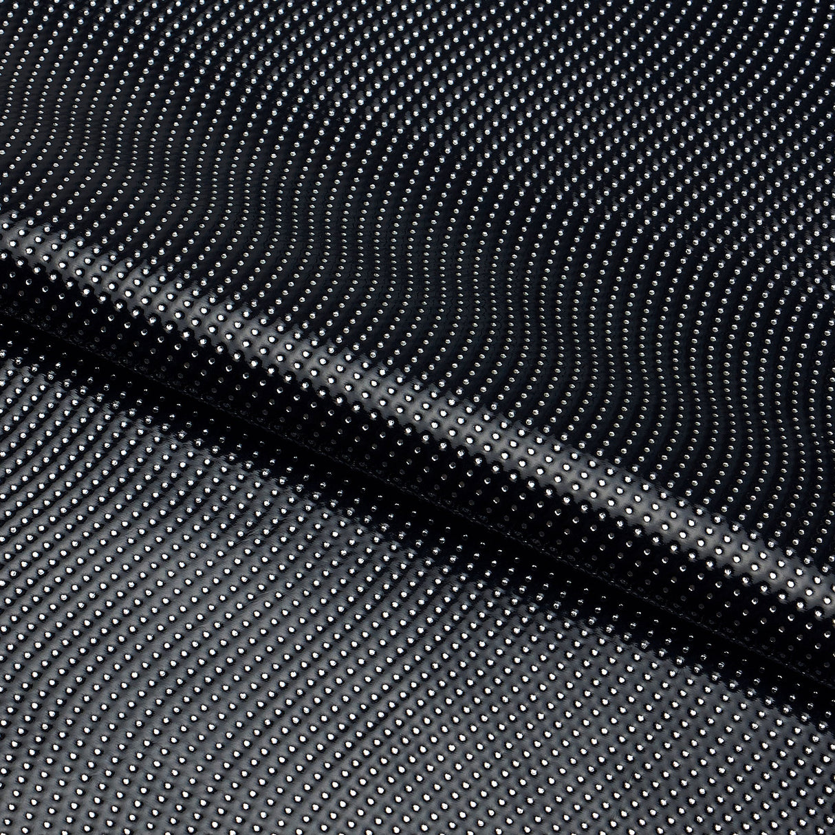 Hipster Swirl PU Coated Spandex Fabric - Black/Silver, Black/Gold, Black/Fuchsia, 54" Width (1 Yard)