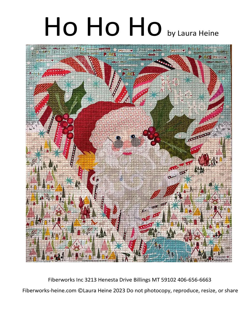 Ho Ho Ho Collage Pattern