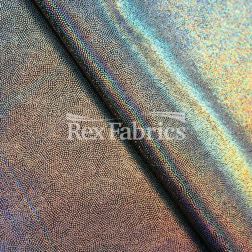 Matrix Holo Sheen Nylon Spandex Fabric - Multiple Colors, Micro Dot, 58/60" Width (1 Yard)