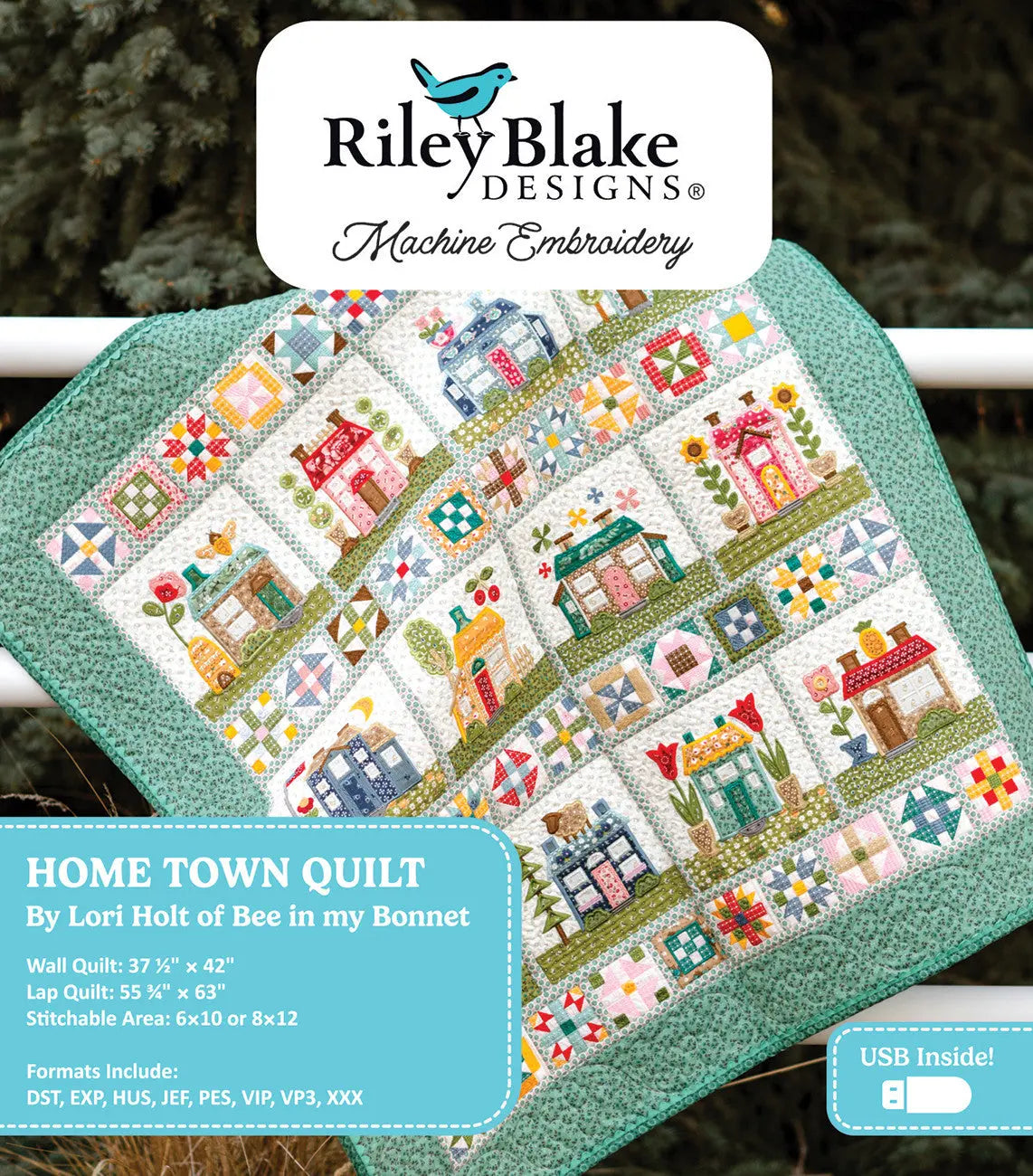 Machine Embroidery USB Quilt Projects